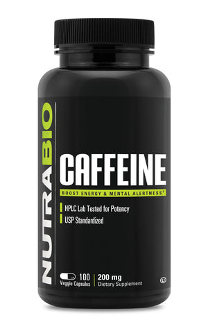 NutraBio Caffeine (200mg)