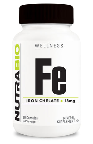 NutraBio Iron (18mg)