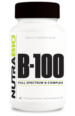 NutraBio Vitamin B-100 Complex