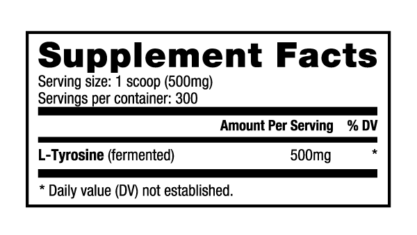 NutraBio Tyrosine Powder