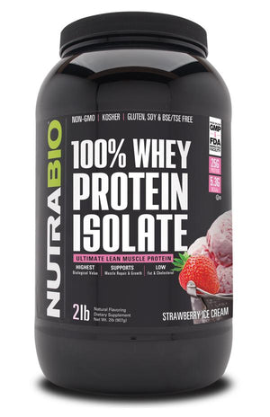 NutraBio Whey Protein Isolate | NutriFit Cleveland