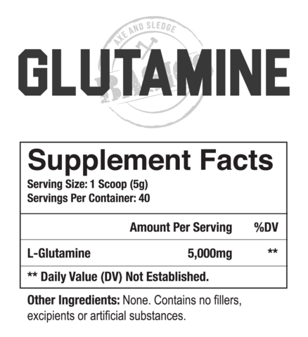 Axe and Sledge Glutamine