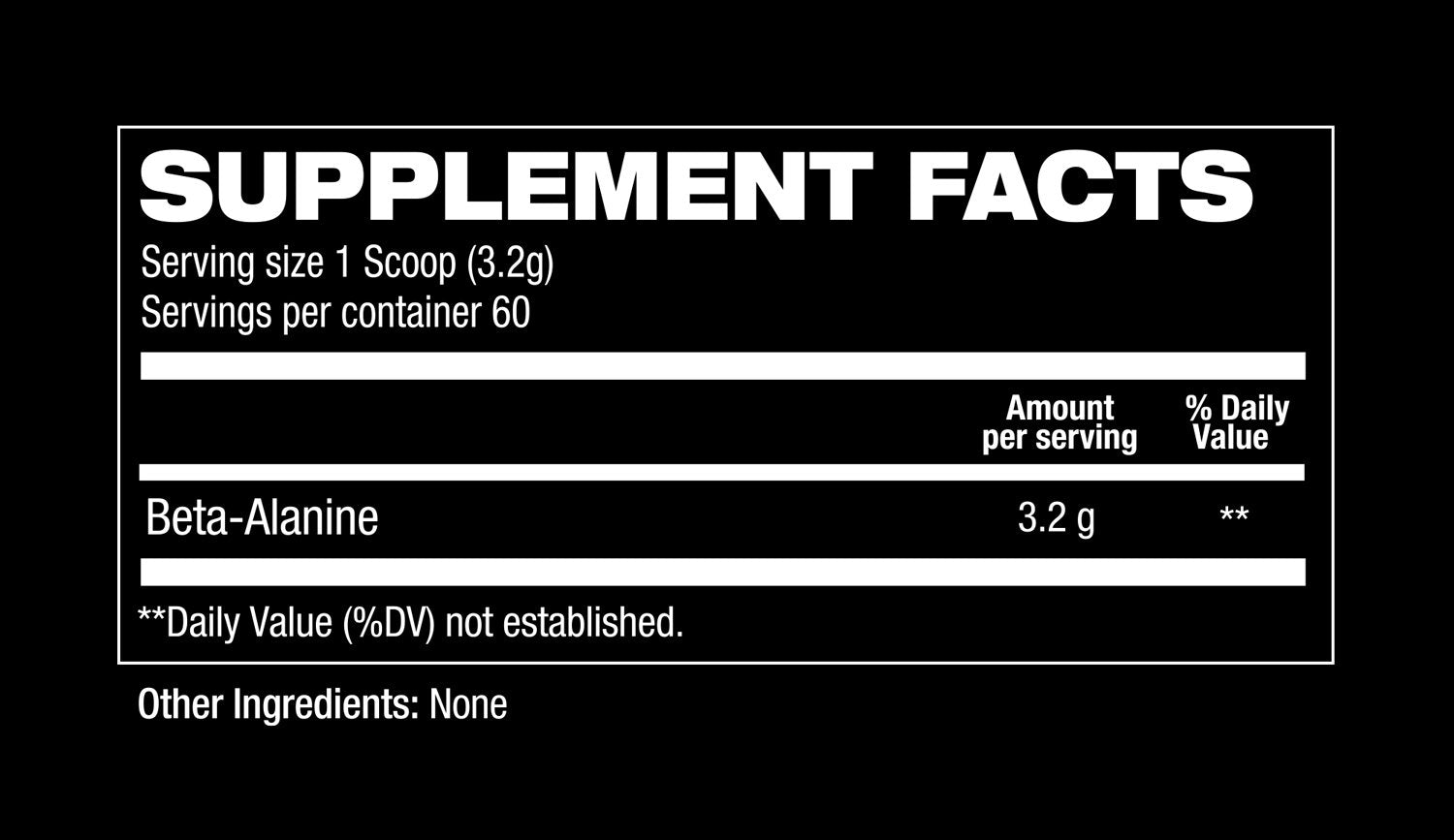 Hosstile Supplements Beta Alanine