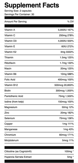 Ryse Supps VitaFocus