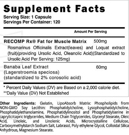 Blackstone Labs Recomp Rx | NutriFit Cleveland