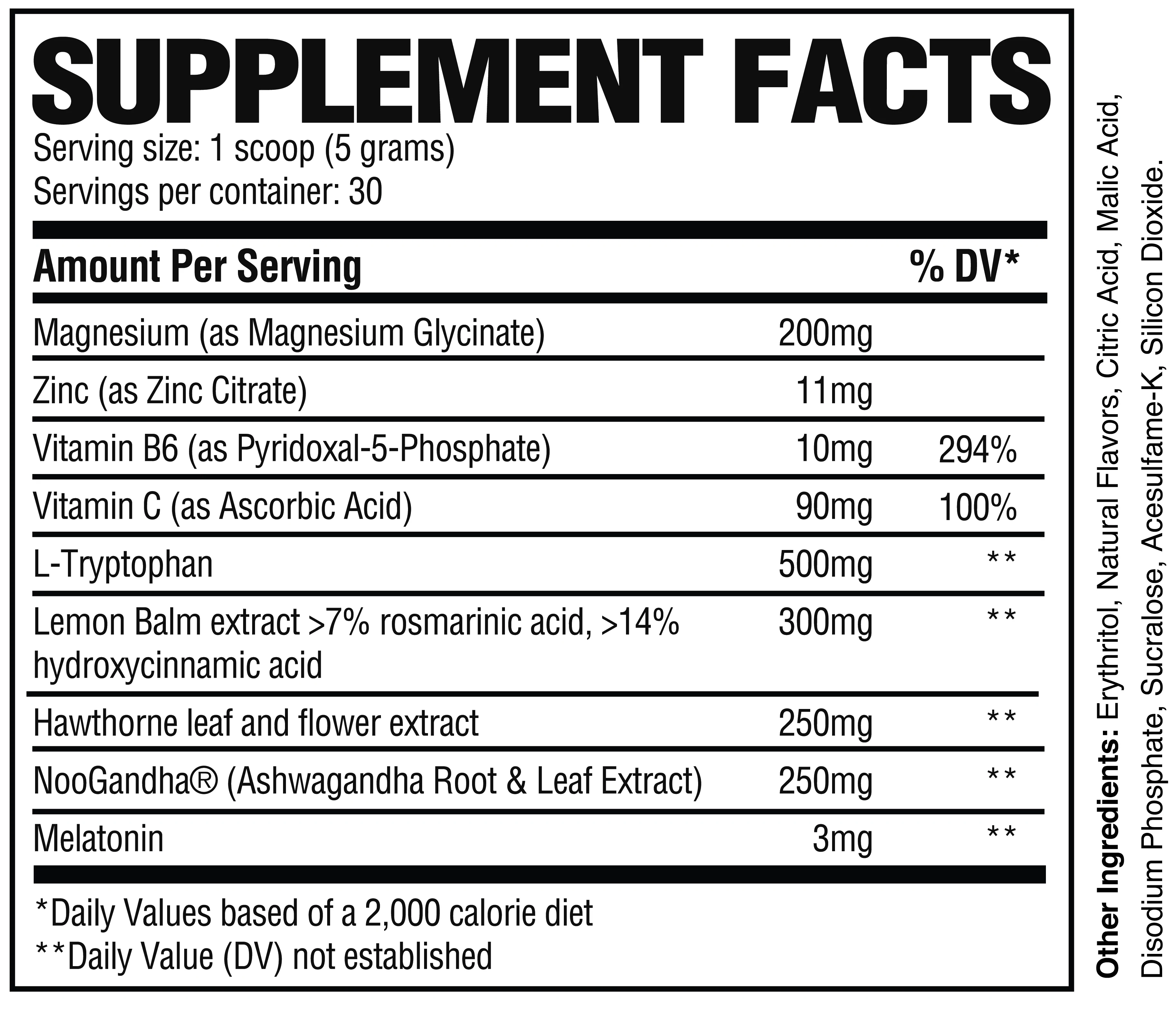 Raw Nutrition Sleep